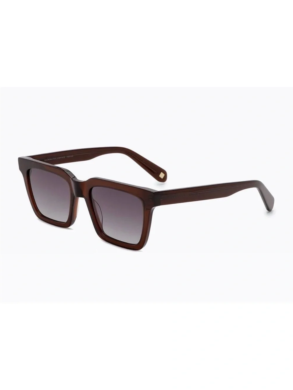 Women’s Brown Square Sunglasses - Fashion Acetate Frame 9062-02